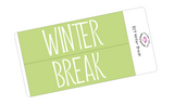 B29 || Basic Winter Break Full Day Stickers