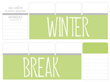 B29 || Basic Winter Break Full Day Stickers