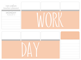 B30 || Basic Work Day Full Day Stickers