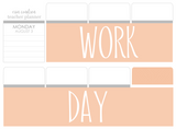 B30 || Basic Work Day Full Day Stickers