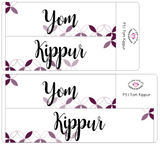 P31 || Petals Yom Kippur Full Day Stickers