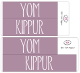 B31 || Basic Yom Kippur Full Day Stickers