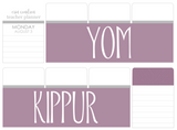 B31 || Basic Yom Kippur Full Day Stickers