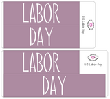 B15 || Basic Labor Day Full Day Stickers