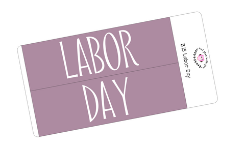 B15 || Basic Labor Day Full Day Stickers