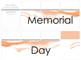 G16 || Geode Memorial Full Day Stickers