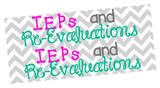 T48 || 2 IEP & Re-Evaluation Headers