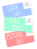 20 Mix and Match Happy Planner Full Day Stickers