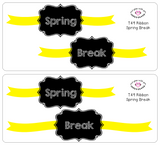T49 || Ribbon Spring Break Full Day Stickers