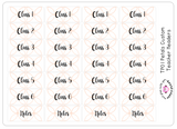 P01 || Petals Weekly Teacher Planner Header Stickers