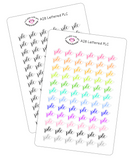 A28 || Hand-Lettered PLC Stickers