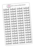 A01 || Hand-Lettered Benchmark Stickers
