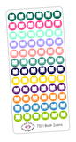 TI01 || 72 Book Icon Stickers