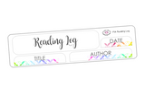 P34 || Petals Reading Log Stickers