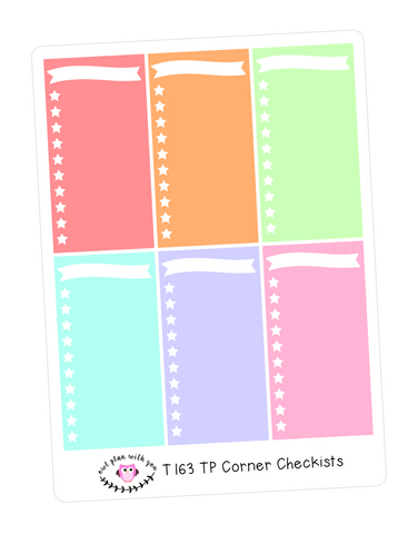T164 || 6 Corner Checklists