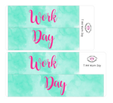 T144 || Watercolor Work Day Full Day Stickers