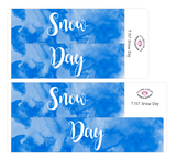 T137 || Watercolor Snow Day Full Day Stickers