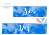 T137 || Watercolor Snow Day Full Day Stickers