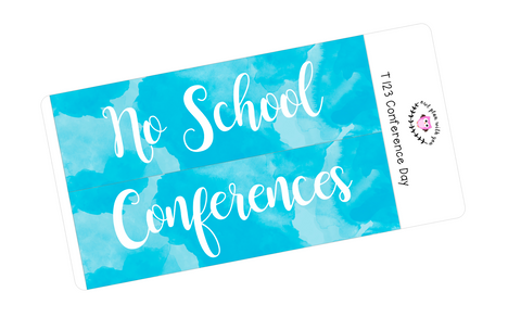 T123 || Watercolor Conference Day Full Day Stickers