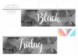 T121 || Watercolor Black Friday Full Day Stickers