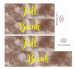 T125 || Watercolor Fall Break Full Day Stickers