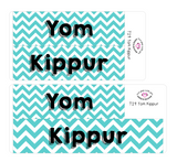 T29 || Chevron Yom Kippur Full Day Stickers