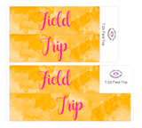 T126 || Watercolor Field Trip Full Day Stickers