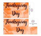T141 || Watercolor Thanksgiving Day Full Day Stickers