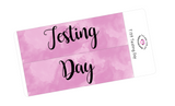 T139 || Watercolor Testing Day Full Day Stickers