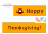 T25 || Owl Thanksgiving Full Day Stickers