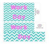 T28 || Chevron Work Day Full Day Stickers