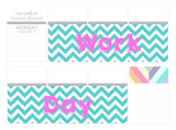 T28 || Chevron Work Day Full Day Stickers