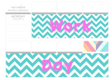 T28 || Chevron Work Day Full Day Stickers