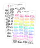 A02 || Hand-Lettered Classroom Lesson Stickers