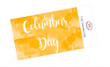 T122 || Watercolor Columbus/Indigenous Peoples Day Full Day Stickers