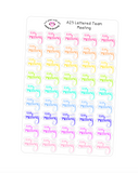 A23 || Hand-Lettered Team Meeting Stickers