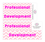 T20 || Chevron Professional Development Full Day Stickers