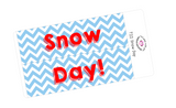 T22 || Chevron Snow Day Full Day Stickers