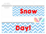 T22 || Chevron Snow Day Full Day Stickers