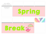 T23 || Owl Spring Break Full Day Stickers
