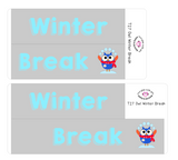 T27 || Owl Winter Break Full Day Stickers