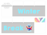 T27 || Owl Winter Break Full Day Stickers