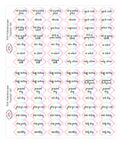 K04 || Kaleidoscope Teacher Planner Sticker Set