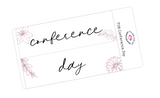 F08 || Floral Conference Day Full Day Stickers