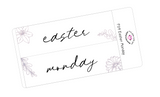 F09 || Floral Easter Monday Full Day Stickers