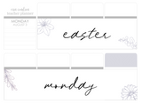 F09 || Floral Easter Monday Full Day Stickers