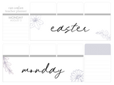 F09 || Floral Easter Monday Full Day Stickers