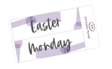 C09 || Craft Paper Easter Monday Full Day Stickers