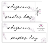 F07 || Floral Columbus/Indigenous Peoples Day Full Day Sticker