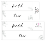 F11 || Floral Field Trip Full Day Stickers